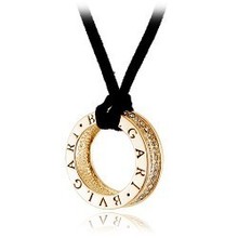 Fashion Jewelry Factory Outlet, 10% off (12 pieces or more) Alloy Ring Pendant Crystal Necklace – B85