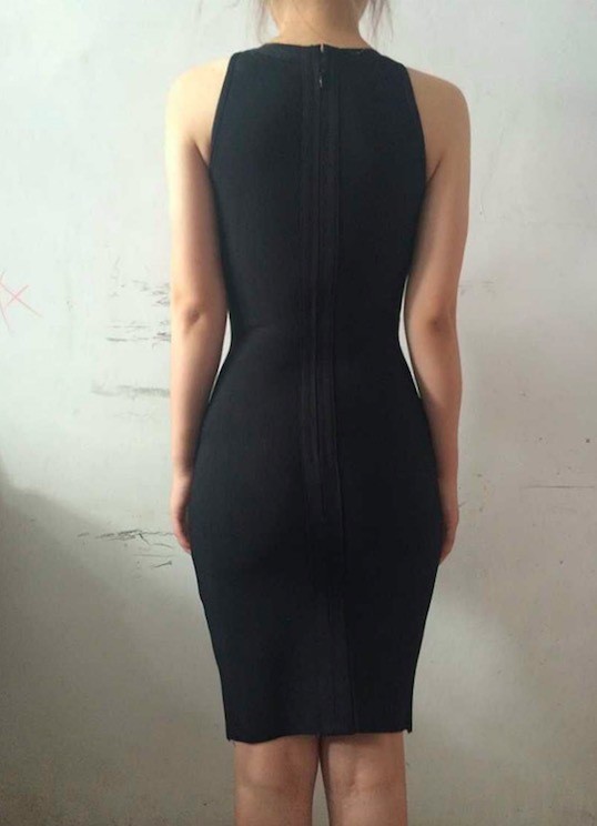 2015-new-sexy-fashion-good-quality-women-summer-black-cut-out-bandage-dress-Evening-Party-Dress (3)