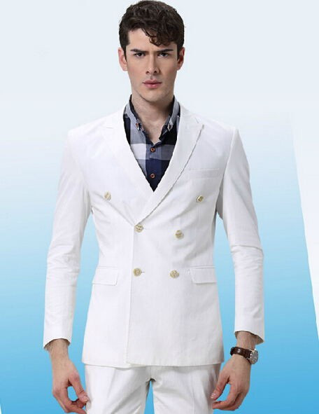 Compare Prices on Mens White Double Breasted Suit- Online Shopping