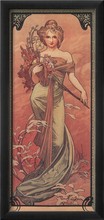 High quality,Printemps, 1900,Alphonse Mucha oil painting canvas,Hand-painted,Portrait Modern Art Reproduction,