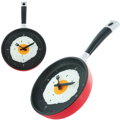 omelette fry pan kitchen fried egg design wall clock decor omelette fry pan kitchen fried egg design wall clock decor