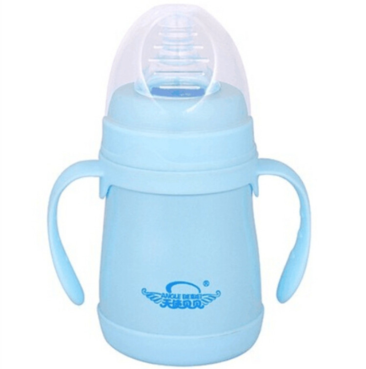 Handle Feeder For Baby Feeding Bottle Stainless Steel Milk Bottles Baby Nursing Bottle Keep Warm 4Hours Sippy Cups With Handle (3)