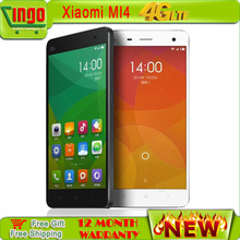 New Xiaomi mi4 Original 3G 4G Mobile Phone 5 Quad Core Snapdragon 801 1920X1080P JDI 3GB