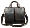 Vintage Casual Genuine Leather Cowhide Crazy Horse Leather Men