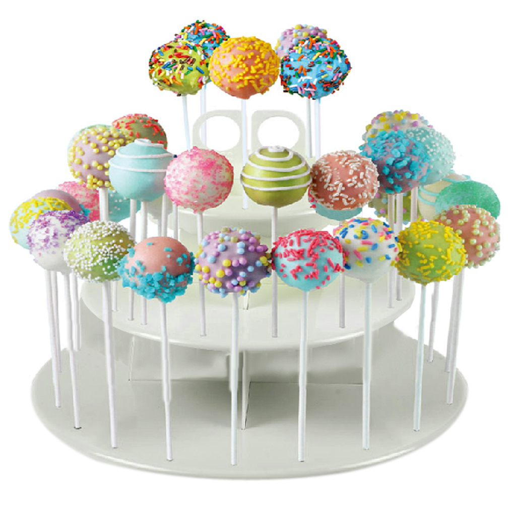 Cake Pop Display Lollipop Sucker Holder 3 Tier Holds 12 Cake Pop Lollipop Stand