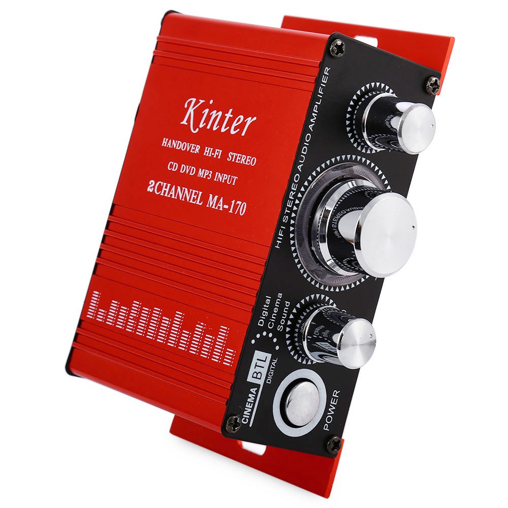 Купить kinter Ма-170 12v 100w hi-fi стерео усилитель руля dvd красный ...