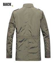 Winter Coat Men Casual Cotton Padded Coat Warm Outdoor Jacket Parka Male Overcoat Stand Collar Fashion