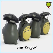 Г-н Froger тоторо украшения холдинг зонтик Мой Сосед Тоторо Украшения Игрушка в Подарок Пластиковые Куклы Фотографии реквизит Миядзаки