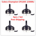Cobra Motor CP2205 2300 2300Kv Free Shipping 4pcs lot Brushless Motor for Mini Drone Racing FPV