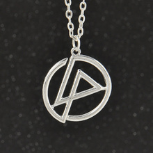 Classic Link In Park Band Logo Pendant Necklace Jewelry Gifts punk silver color Pendants Chain Necklace