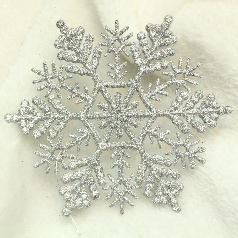 free shipping 10cm glitter snowflake plastic christmas free shipping 10cm glitter snowflake plastic christmas