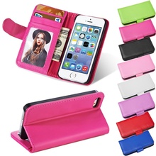 Стенд кожаный бумажник телефона чехол для iPhone 4S PU панель телефона с Photofrem + слот чехол для iPhone 4 5S 6 s коке
