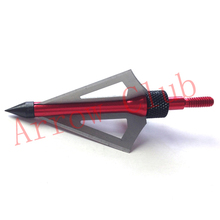 Hunting and archery 6pcs lot 100GR different colors three blades arrowheads and hunting bow arrow broadheads