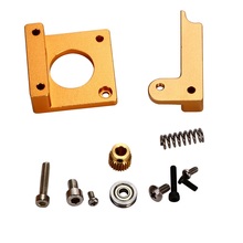 3D printer accessories MK8 extruder aluminum block DIY kit Makerbot dedicated single nozzle extrusion head block BI090