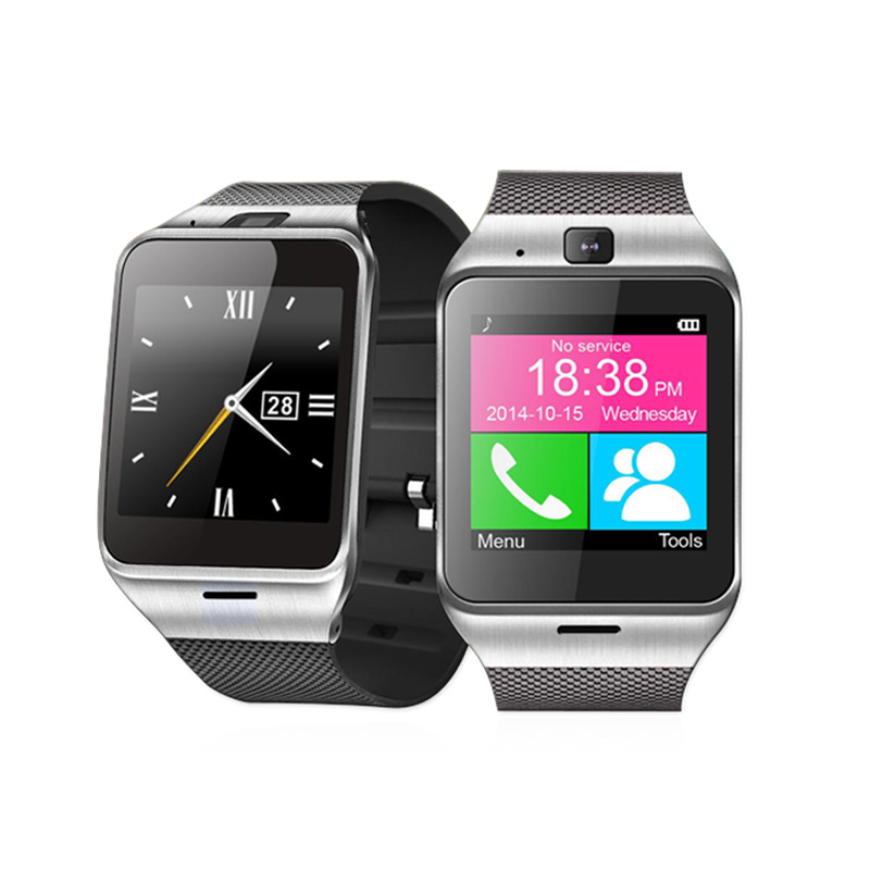 GV18 Smartwatch Bluetooth Sport Fitness Pedometer Camera Clock Bracelet Touch Screen Smart Watch Android Mobile Cell