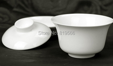 Hot Chinese Kung Fu Ceramic Gaiwan White Porcelain Tea Cup Bone China Set Drinkware Service