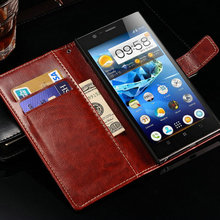 New 2014 Retro PU Leather Case For Lenovo K900 Wallet Style Phone Bag Cover Flip Stand Design With 3 Card Slots 1 Bill Site