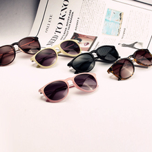 Sun Glasses Women s Retro Round Eyeglasses Metal Frame Leg Spectacles 5 Colors Sunglasses SHM