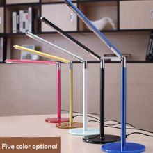 Bright LED Table Desk Lamp Multipurpose Gooseneck LED Reading Light Rotatable Study Reading USB Adjustable Light