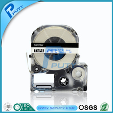 Blue on White 12mm Kingjim LC label tape 100% compatible for Tepra printer SR230C