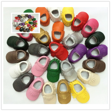Freshly Picked PU leather Fringe baby moccasins for girls boys kids shoes soft sole leather moccs infanti Toddler first walker