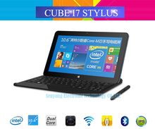 100% Original CUBE i7 Stylus Intel Core-M Windows 10 Tablet PC 10.6'' IPS 1920x1080 4GB RAM 64GB ROM 2.0MP+5.0MP Camera HDMI(China (Mainland))