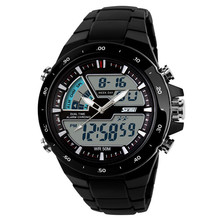 Luz moda de buceo de pulsera hombres y mujeres relojes electrónicos 50 metros Digital impermeable reloj deportivo de cuarzo de hombre LED reloj ocasional