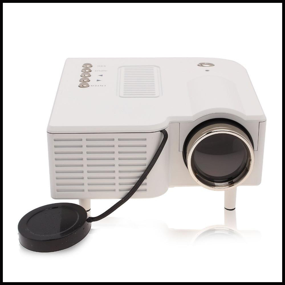UC28 Projector Micro AV LED Digital Projector Video Game Mini USB Projector Max 640*480 Pixels