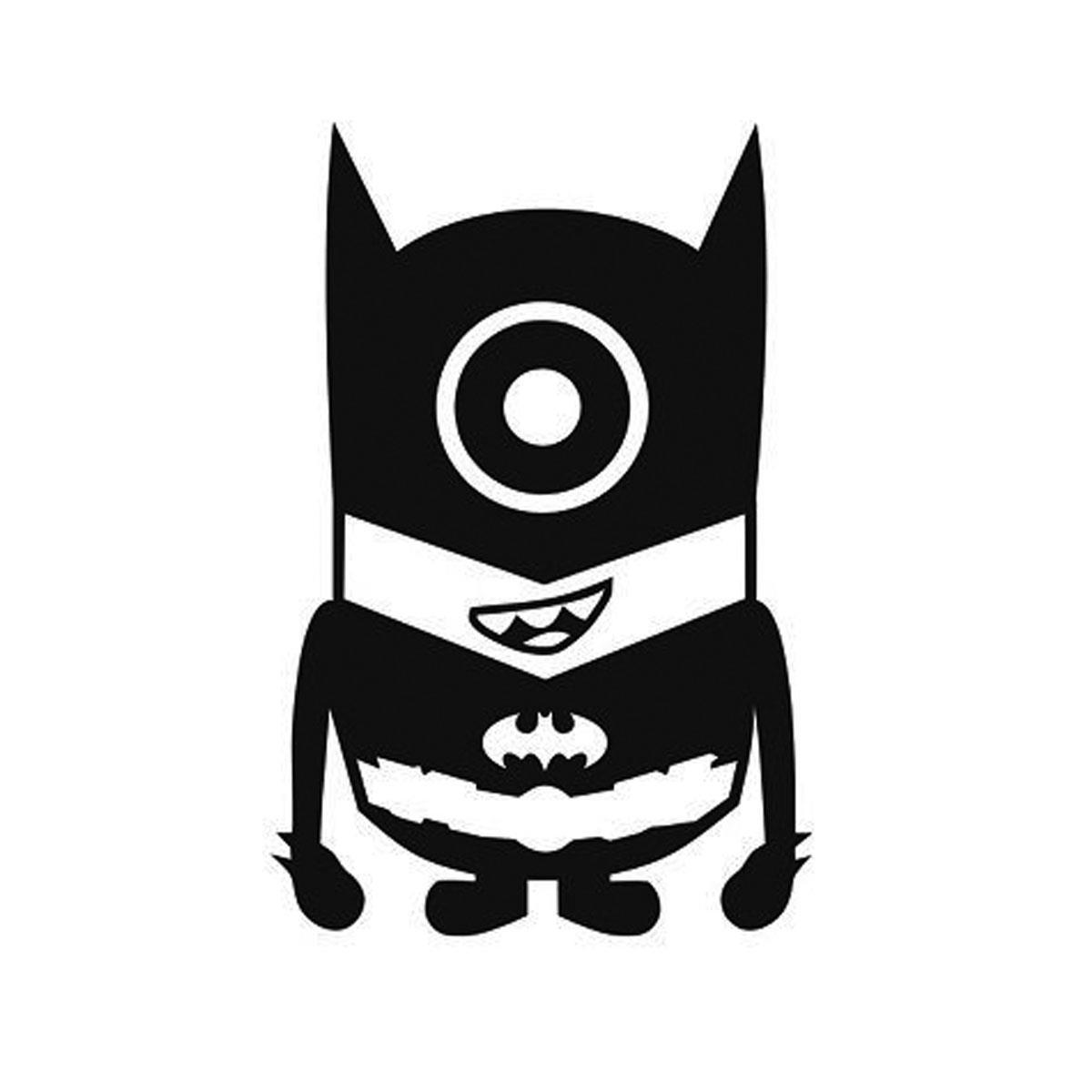 Batman Minion Sticker Free Shipping Worldwide