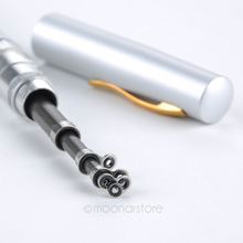 High Quality Sale Pen Shape Mini Portable Pocket Aluminum Alloy Fishing Fish Rod Pole Reel For