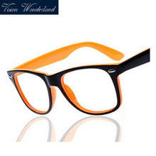Fashion myopia optical glasses frame men women brand designer plain eyeglasses clear