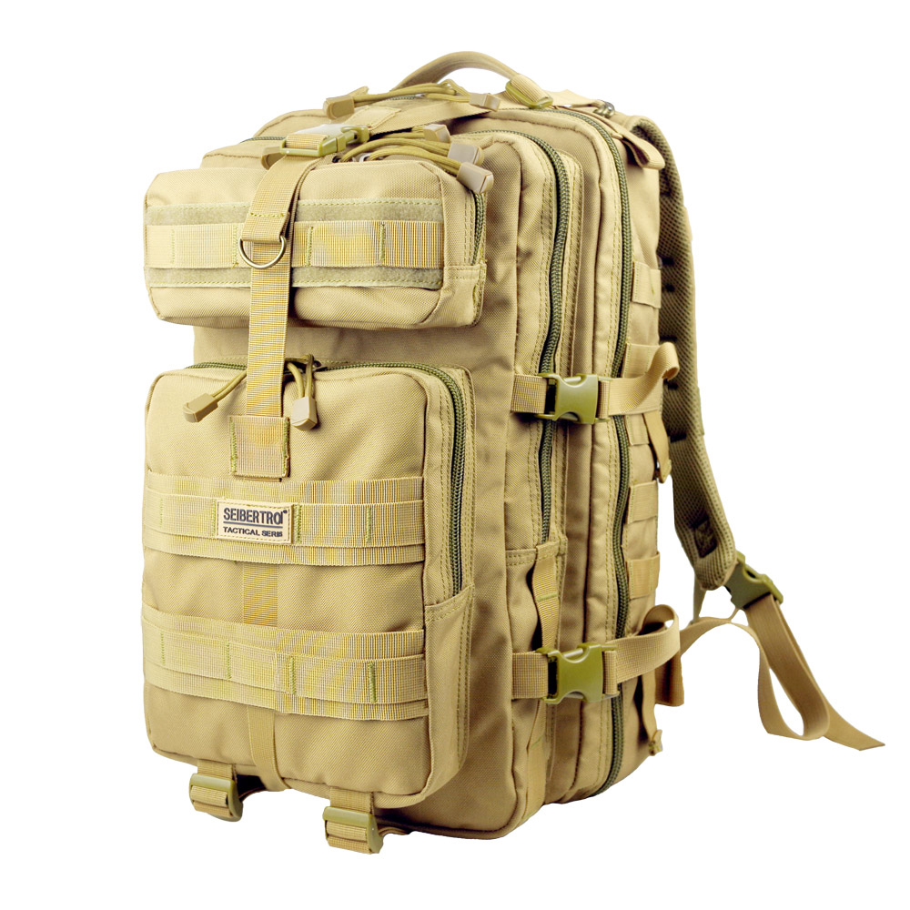 Seibertron Outdoor Classical Military Tactical Backpack waterproof Climbing Bag EDC Travel Hunt Hiking Camping Trip MOLLE 30 40L Seibertron Outdoor Classical Military Tactical Backpack waterproof Climbing Bag EDC Travel Hunt Hiking Camping Trip MOLLE 30 40L