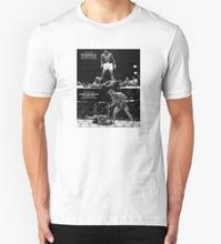 Retail MMA wrestling Fight Shirt punk fans’ casual sport t-shirts mens short sleeve McGregor & Ali t shirt Free shipping