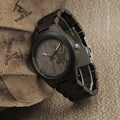 BOBO BIRD I26 Unisex Deer Head Styles Ebony Wood Watches Men s Luxury Brand Clock Women