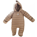 NewBorn Baby Thick Romper2016 Russia Winter Down Coat Baby Boys Girls Clothes Waterproof Hoodies Outerwear Infant