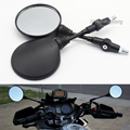 Custom Black Universal Folding Motorcycle Mirror motorbike Side Mirrors Rearview Mirror 8mm 10mm For yamaha Honda
