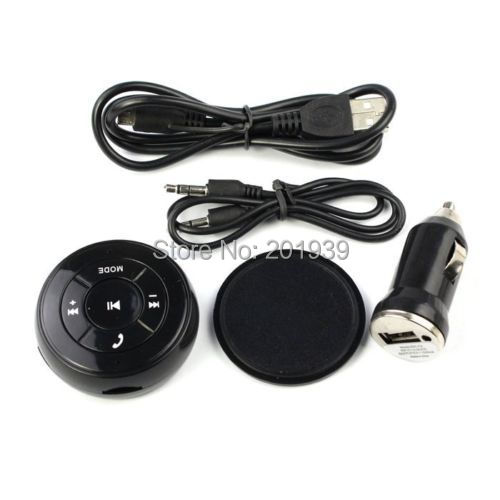 Wireless Car Kit AUX Bluetooth 3 5mm Stereo Audio Music Receiver FM Radio