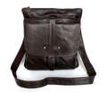 Nesitu High Quality Vintage Chocolate Real Genuine Leather Cowhide Small Men Messenger Bags Shoulder Bags M7045