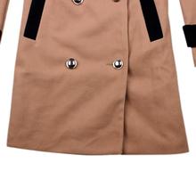 Women Double Breasted Lapel Long Coat 1pc Fashion WOmen Coat Winter warm coat