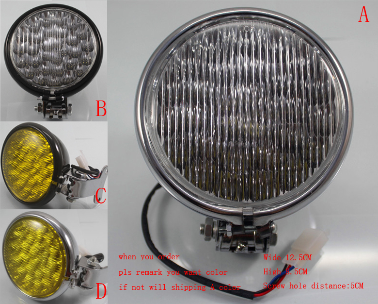 Motorcycle accessories headlamps LED headlight head light metal for Harley 1pcs