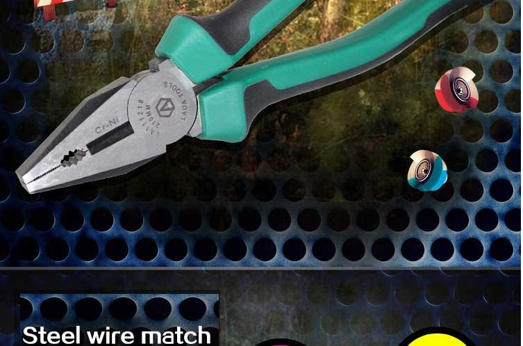 LAOA Industrial - Grade Cr-Ni  Long Life 8.5 Inch Combination Pliers Princer Pliers Portable Wire Cutter Hand Tools