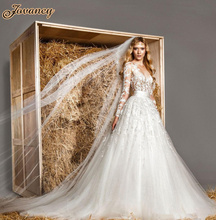 Generous White Sheer Lace V Neck Zuhair Murad Tulle Court Train Wedding Bridal Dresses With Long