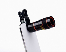 Universal 8X Optical Zoom Telescope Camera Mobile Phone Lens For sony z z1 z2 z3 z4 z5 compact mini glass + metal lenses