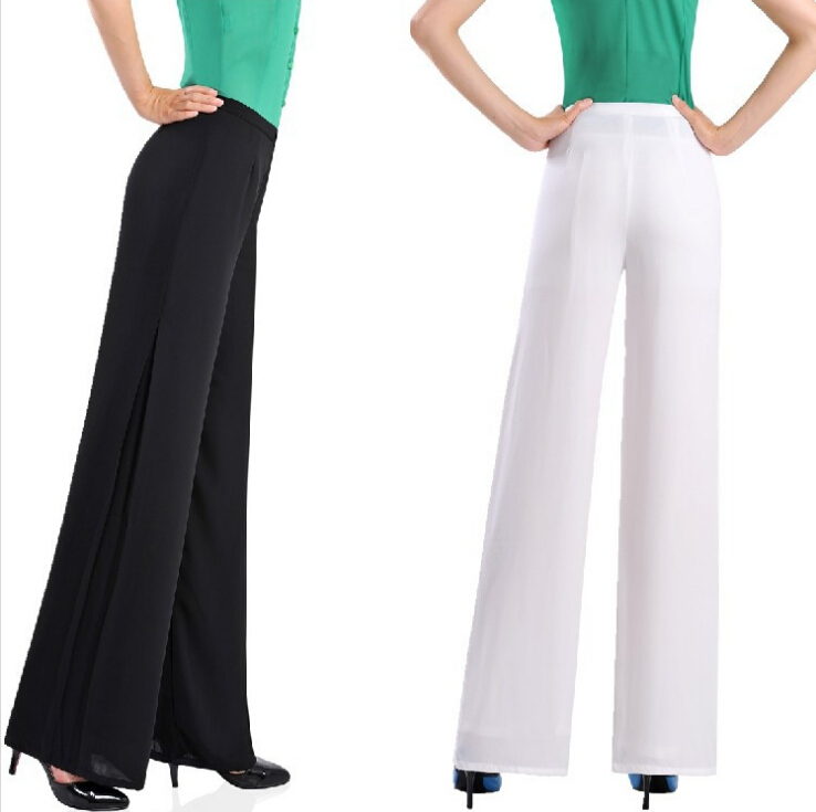 plus size white palazzo pants