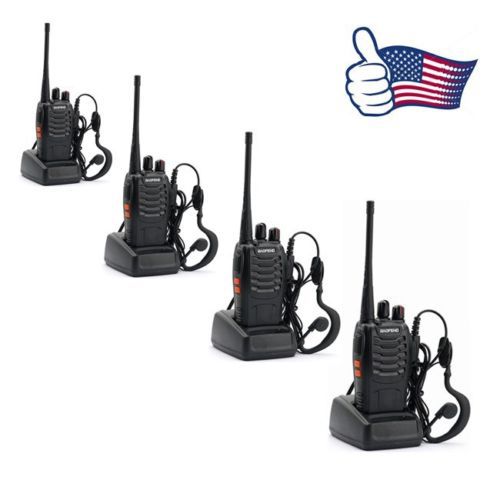 4x  baofeng bf-888s uhf 400 - 470  5  16ch dcs / ctcss -   -     888 s +  
