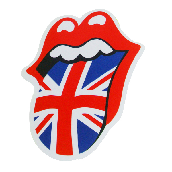 Rolling Stone Tongue Lip reino unido bandeira bagagem skate Laptop pára choque adesivo de carro Armario Para Banheiro Feito De Caixote ~ Rolling Stone Tongue Lip reino unido bandeira bagagem skate Laptop pára choque adesivo de carro