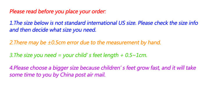 please read before place your order.