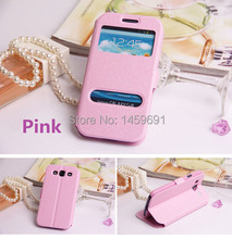 Luxury S3 Silk Pattern Flip Cover For Samsung Galaxy S3 i9300 Case PU Leather Phone Bags