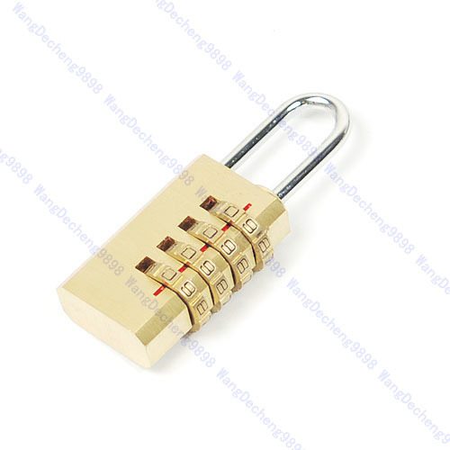 Free Shipping 4 Digit Metal Combination Lock Password Plus Padlock