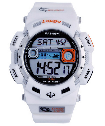 New men sports watches Top brand PASNEW LED electronic wristwatch 100 meters waterproof fashion man outdoor